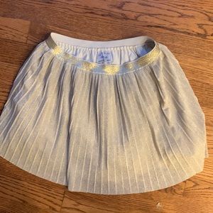 girls gold skirt